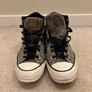 Converse All Star Chuck Taylor 70 Snakeskin High Top Shoes Sneakers Size US 10.5